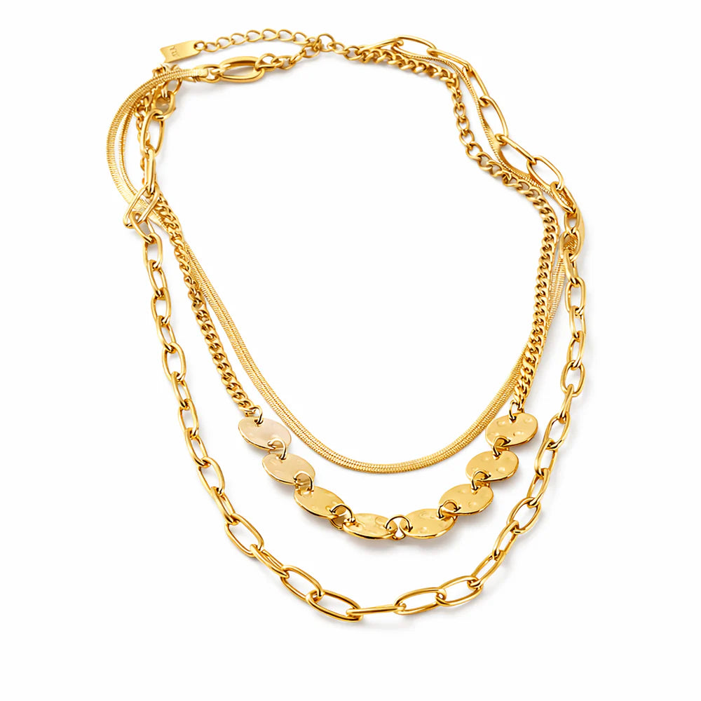 Drielaagse Gouden Ketting